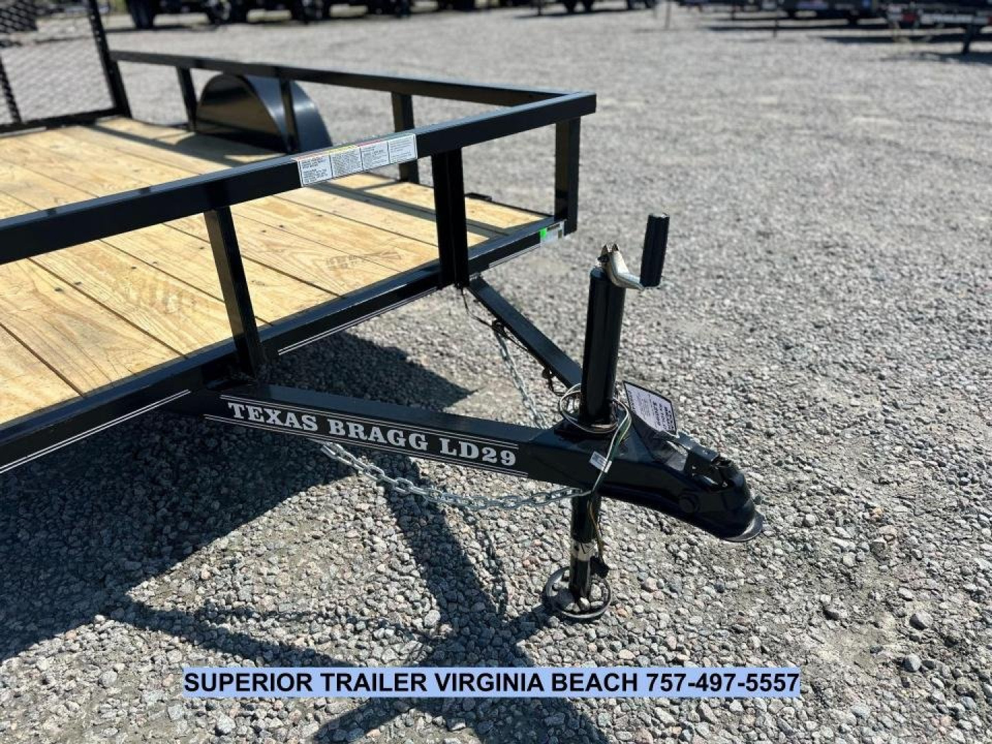 New 2025 TEXAS BRAGG TRAILERS 5x10LD w/ Gate Utility Trailer