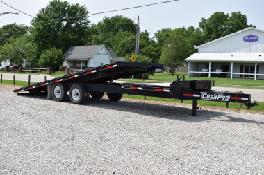 Used 2021 CornPro 6+21 14K TAG Flatbed Trailer