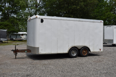Used 2014 Cargo Mate 8.5x16 RAMP Cargo / Enclosed Trailer
