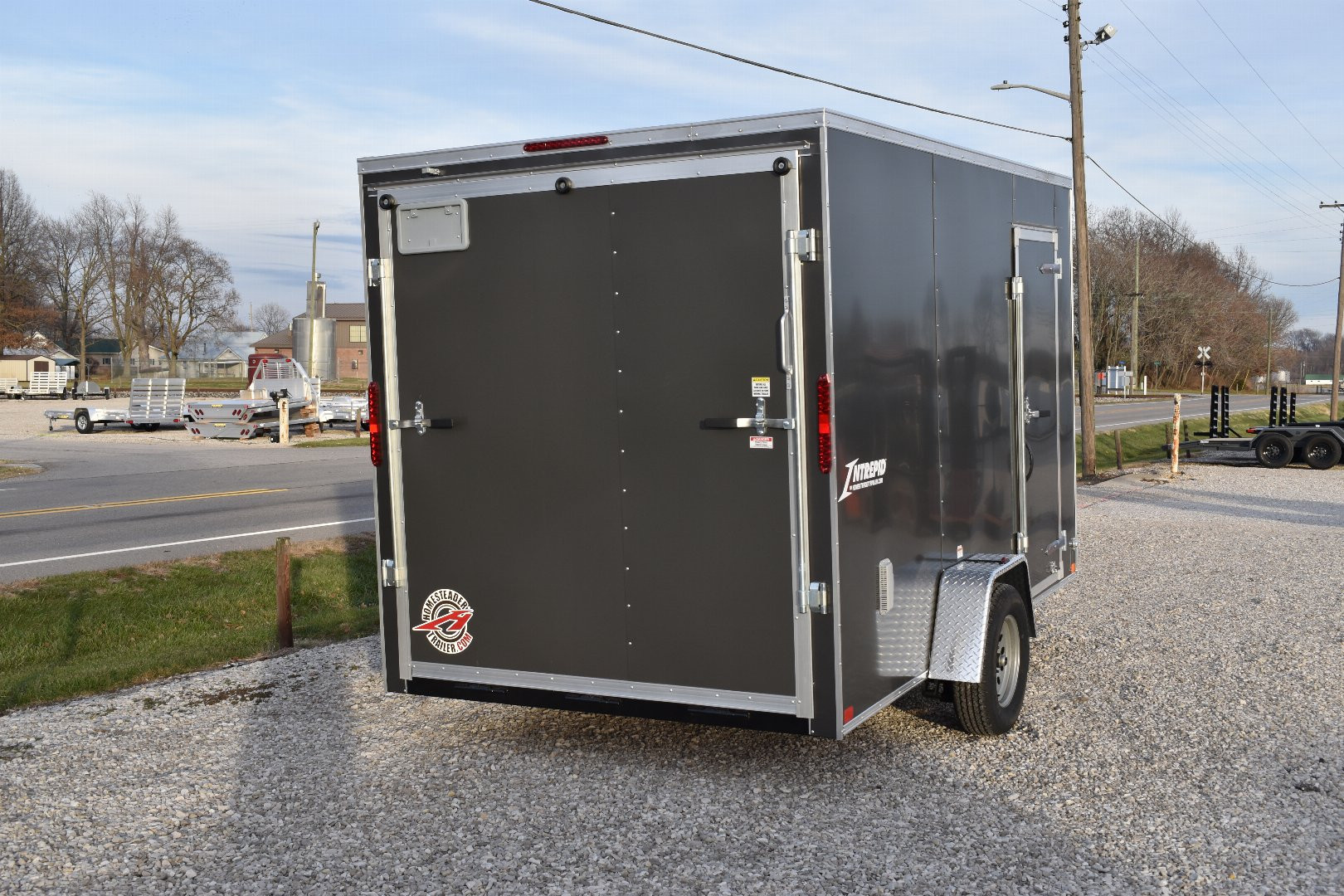 New 2025 HOMESTEADER TRAILER 712 IS 6'6" TALL RAMP Cargo / Enclosed Trailer