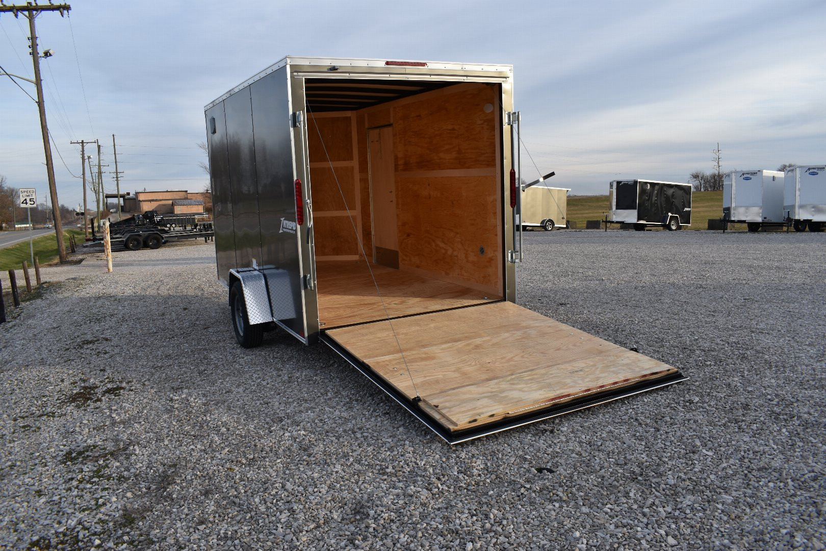 New 2025 HOMESTEADER TRAILER 712 IS 6'6" TALL RAMP Cargo / Enclosed Trailer