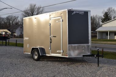 New 2025 HOMESTEADER TRAILER 712 IS 6'6  TALL RAMP Cargo / Enclosed Trailer