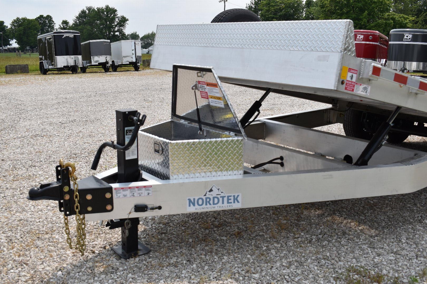 New TD82x24-14K POWER TILT EQUIPMENT TRAILER