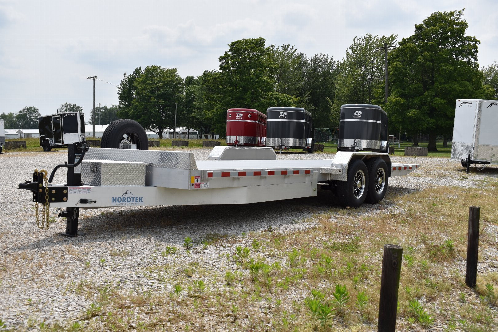New TD82x24-14K POWER TILT EQUIPMENT TRAILER