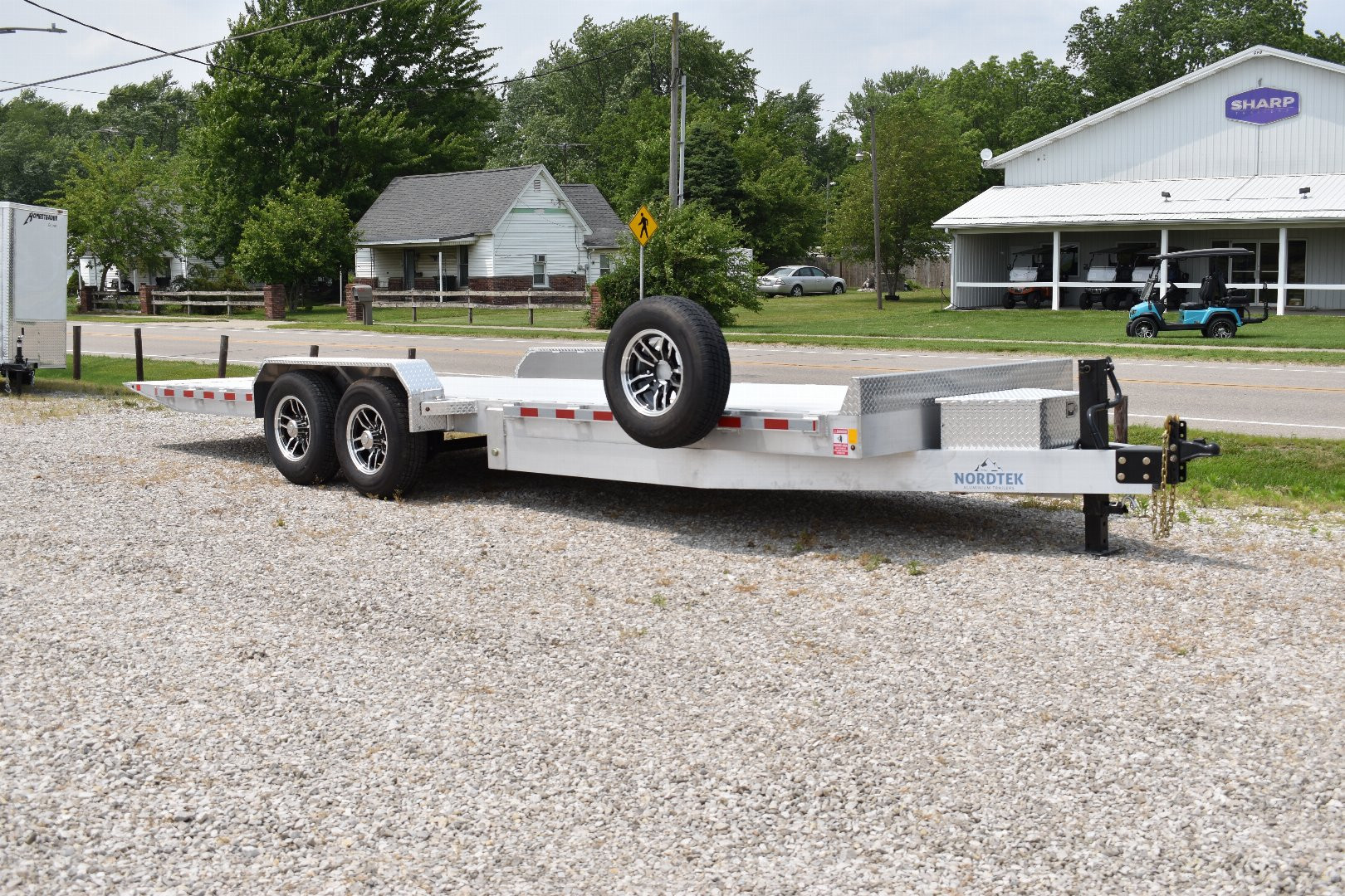 New TD82x24-14K POWER TILT EQUIPMENT TRAILER