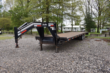 Used 2011 CornPro 31+5 12K GOOSENECK Flatbed Trailer