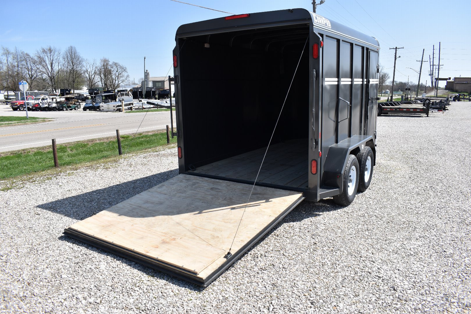 New 2025 CornPro CB-14 S RAMP Cargo / Enclosed Trailer