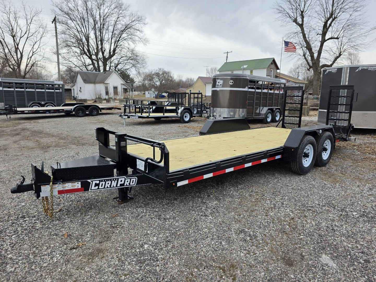 New 2025 CornPro UT-20 H 7K (18+2) Equipment Trailer