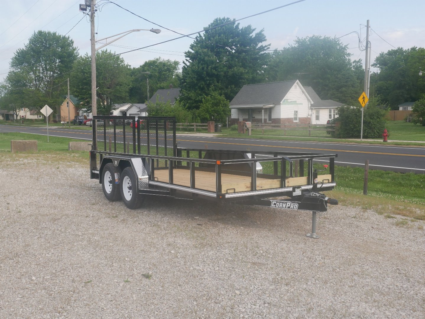 New 2024 CornPro UT-16 L 5K TUBERAIL Utility Trailer