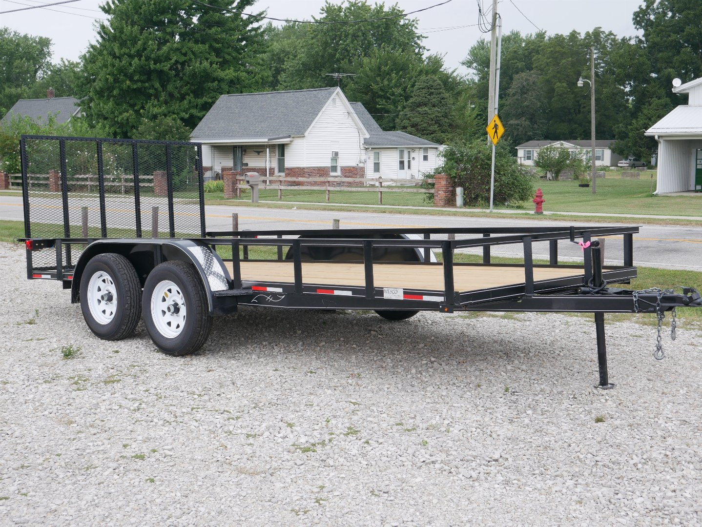 New 2024 Wesco UT-16 EW Utility Trailer