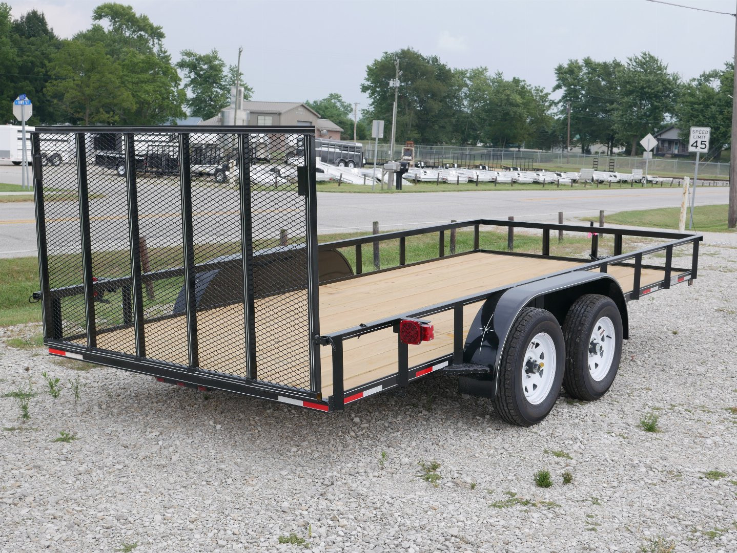 New 2024 Wesco UT-16 EW Utility Trailer
