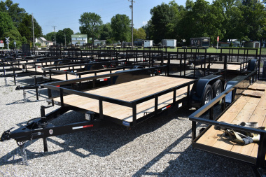 New 2024 L&O Manufacturing UT-16 TA Utility Trailer