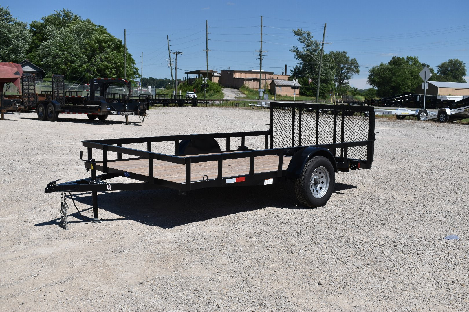 New 2024 L&O Manufacturing UT-12 Utility Trailer