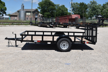 New 2024 L&O Manufacturing UT-12 Utility Trailer