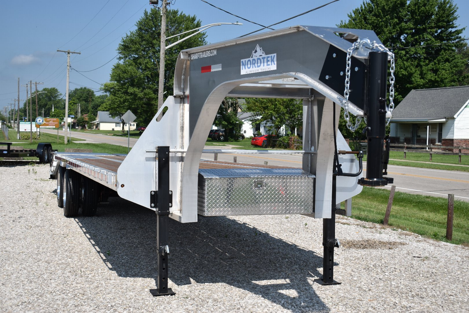 New 2024 NORDTEK 25+5 12K GOOSENECK Flatbed Trailer