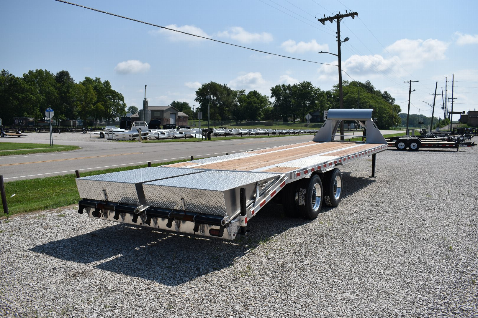 New 2024 NORDTEK 25+5 12K GOOSENECK Flatbed Trailer