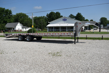 New 2024 NORDTEK 25+5 12K GOOSENECK Flatbed Trailer