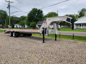 New 2024 NORDTEK 25+5 12K GOOSENECK Flatbed Trailer