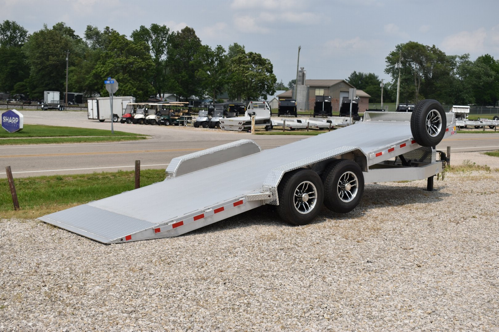 New TD82x22-14K POWER TILT EQUIPMENT TRAILER