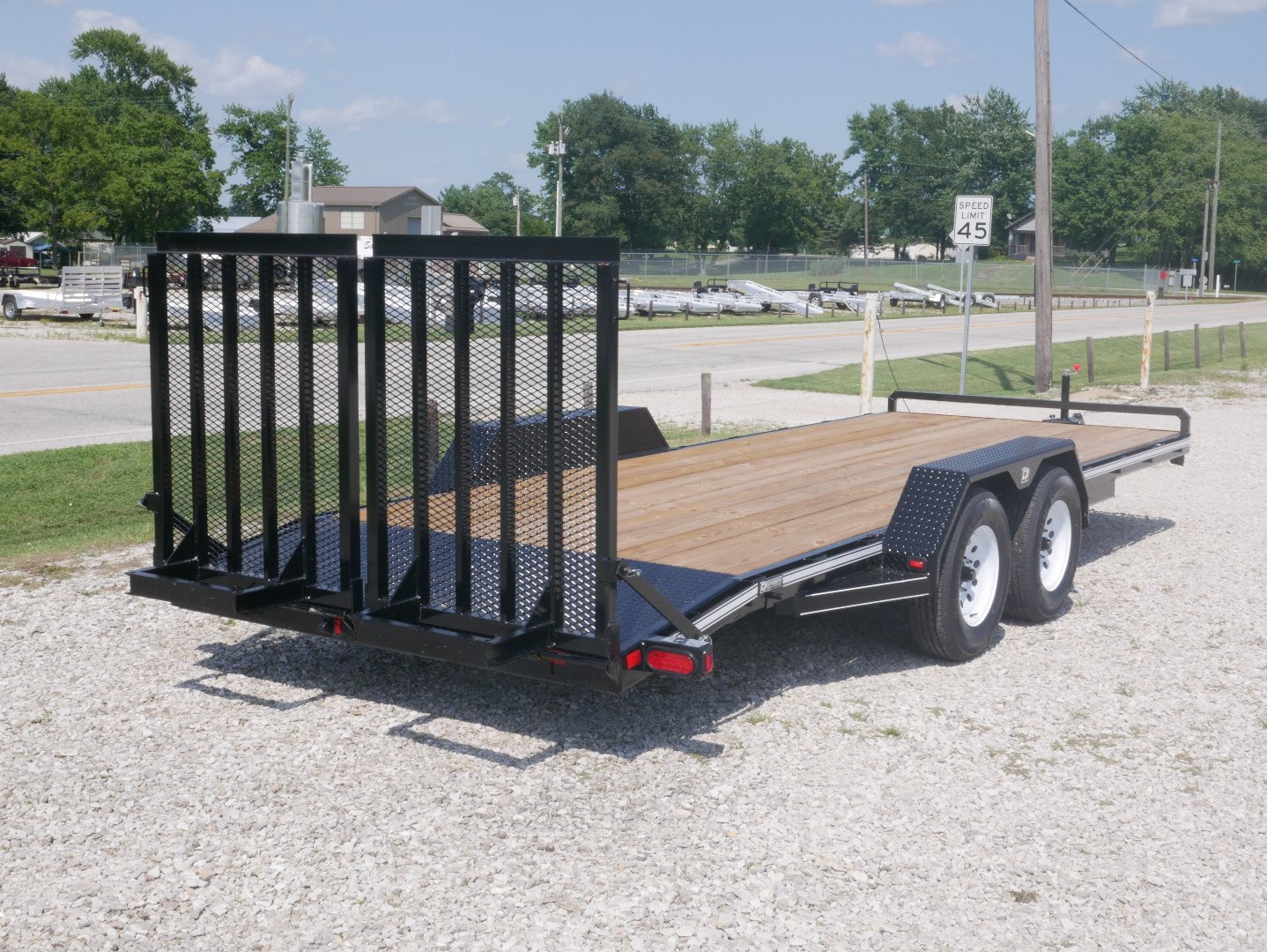 New 2026 CornPro UT-20 CS FULL SPLITS Utility Trailer
