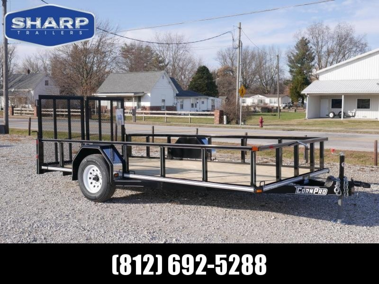 New 2024 CornPro UT-14 LS 5K Utility Trailer