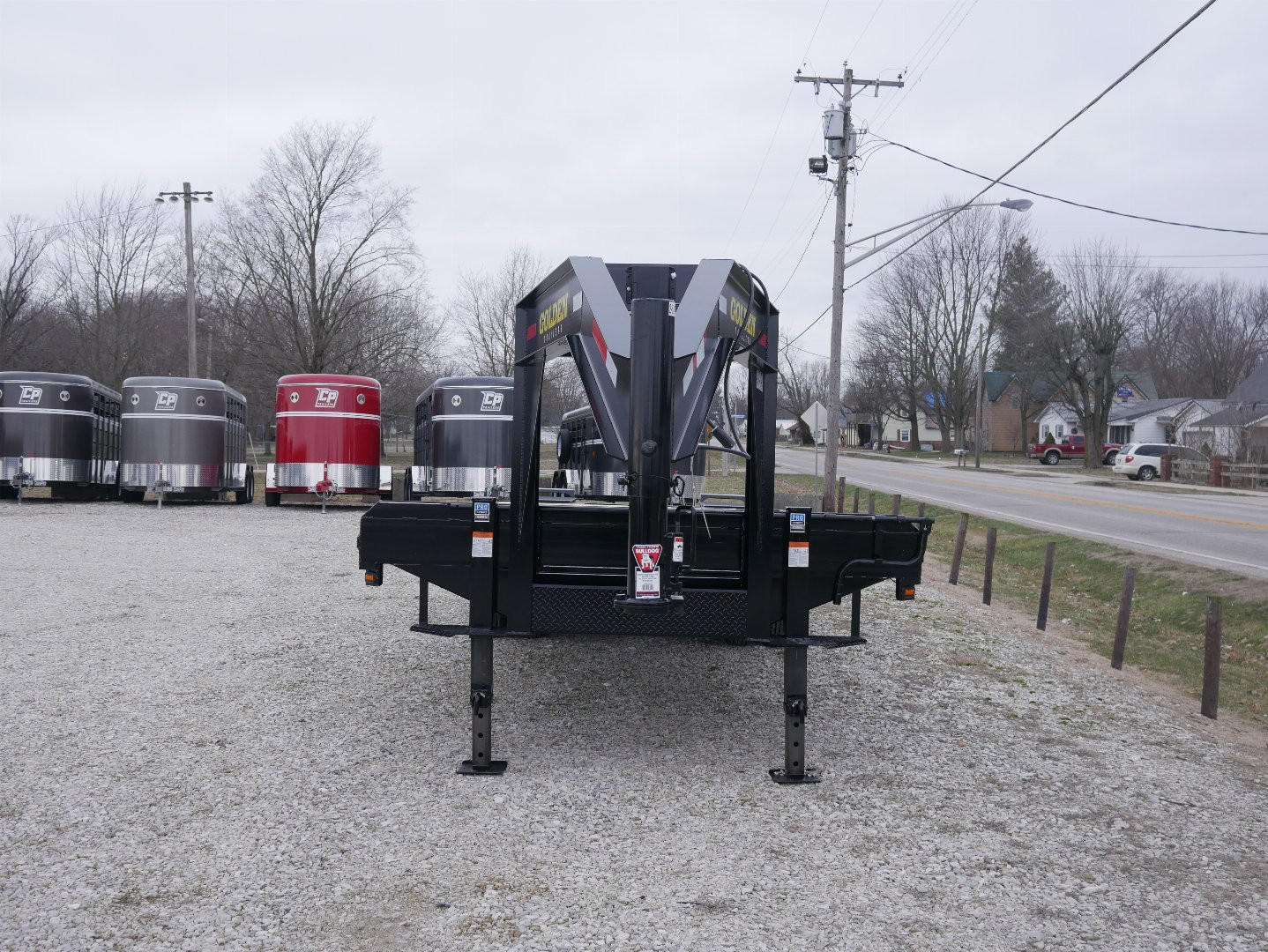 New 2024 GOLDEN 20+5 10K GN Flatbed Trailer