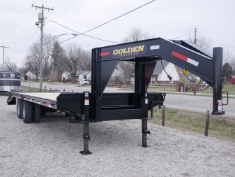 New 2024 GOLDEN 20+5 10K GN Flatbed Trailer