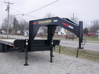 New 2024 GOLDEN 25+5 10K GN Flatbed Trailer