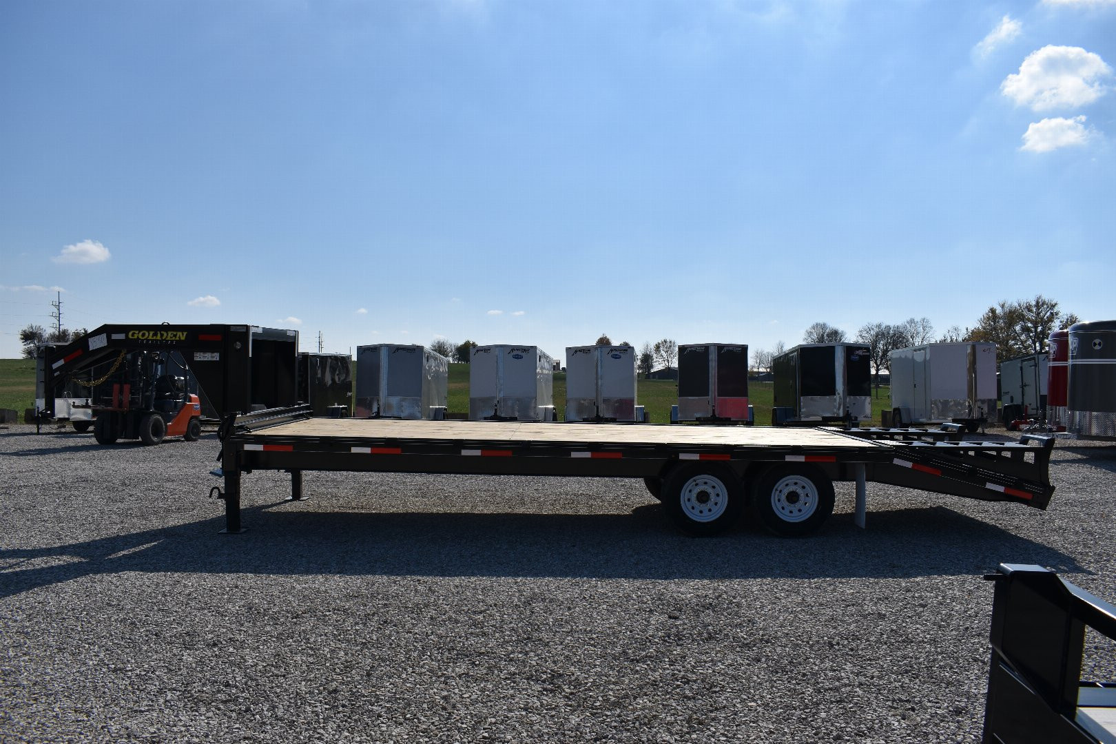New 2026 Golden Trailers 20+5 7K GN Flatbed Trailer