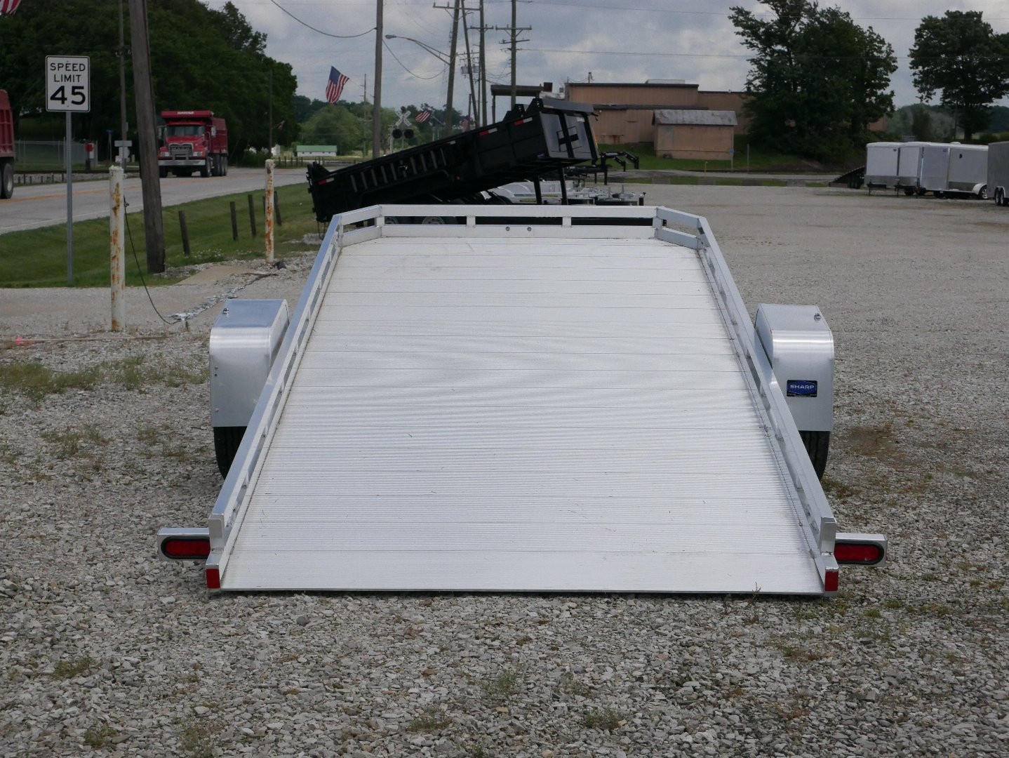 New 2025 Aluma 7814TILT Utility Trailer