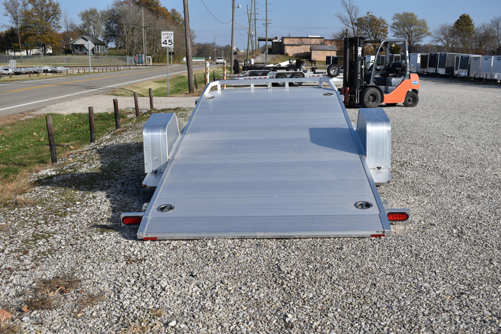 New 2027 Aluma 8214H-TILT Utility Trailer