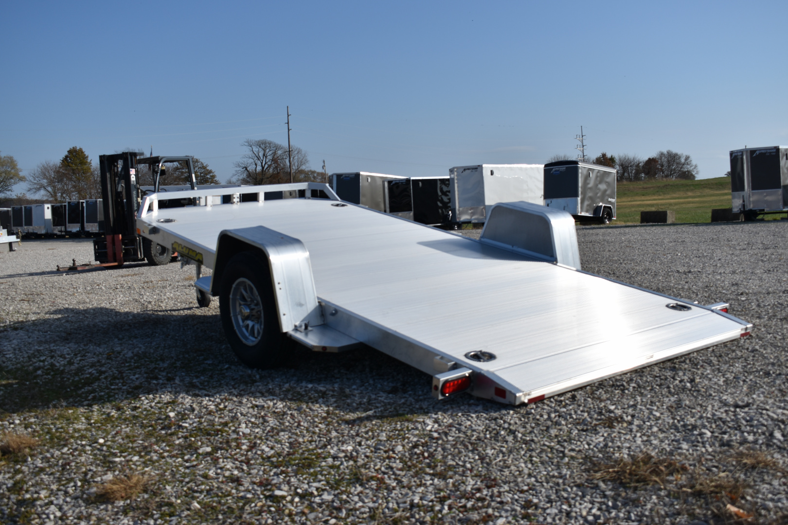 New 2027 Aluma 8214H-TILT Utility Trailer