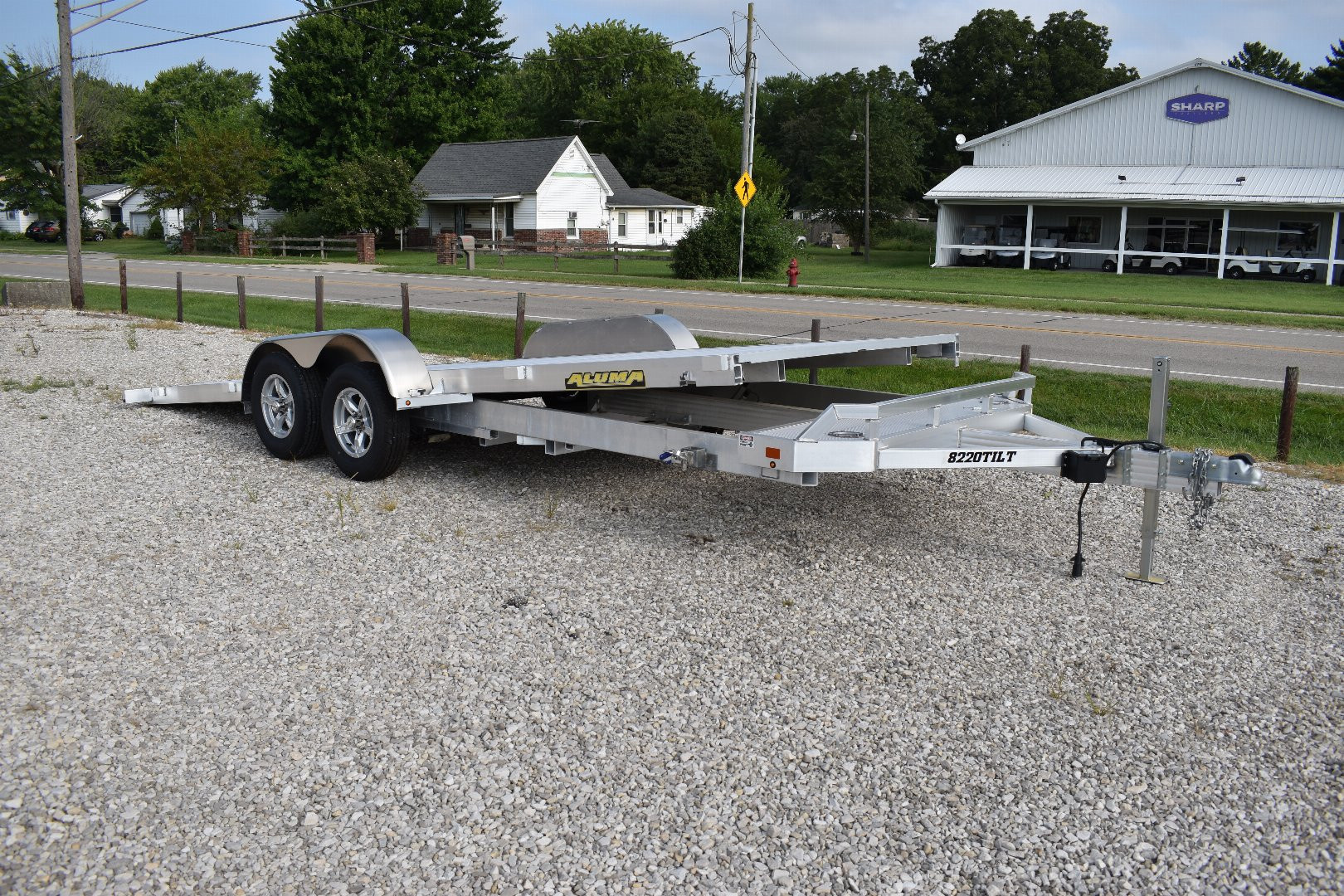 New 2026 Aluma 8220TILT Utility Trailer