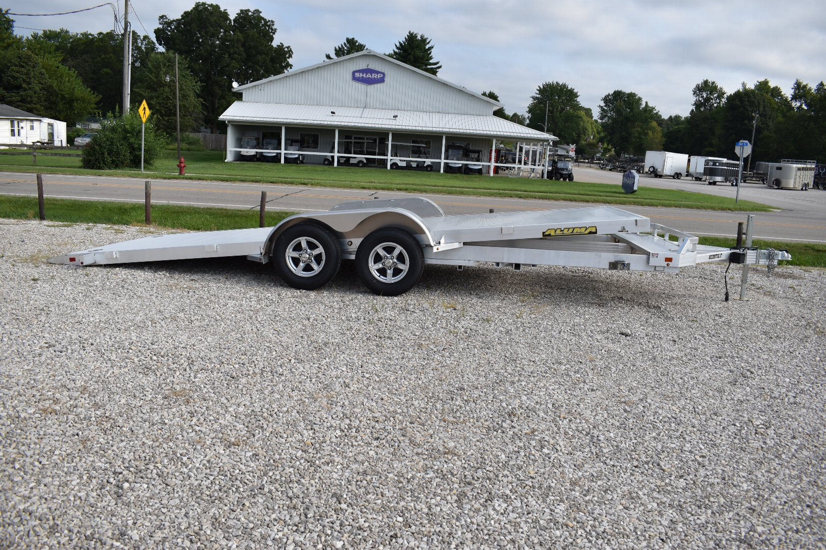 New 2026 Aluma 8220TILT Utility Trailer
