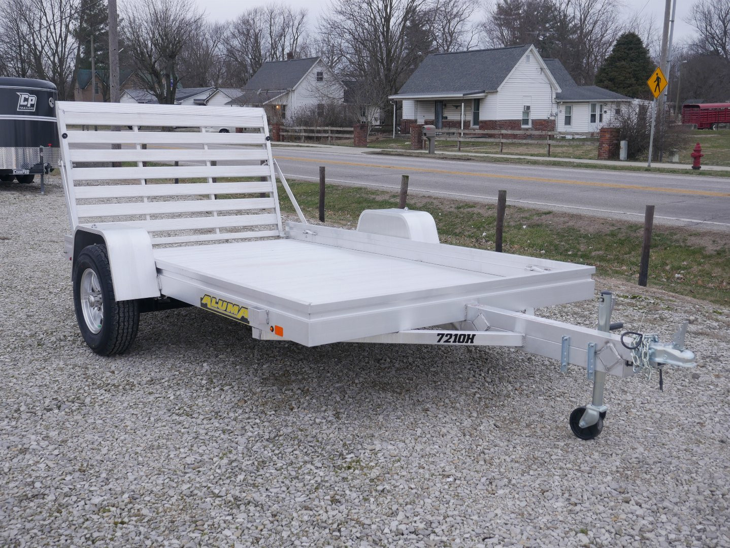 New 2025 Aluma 7210H-TG Utility Trailer