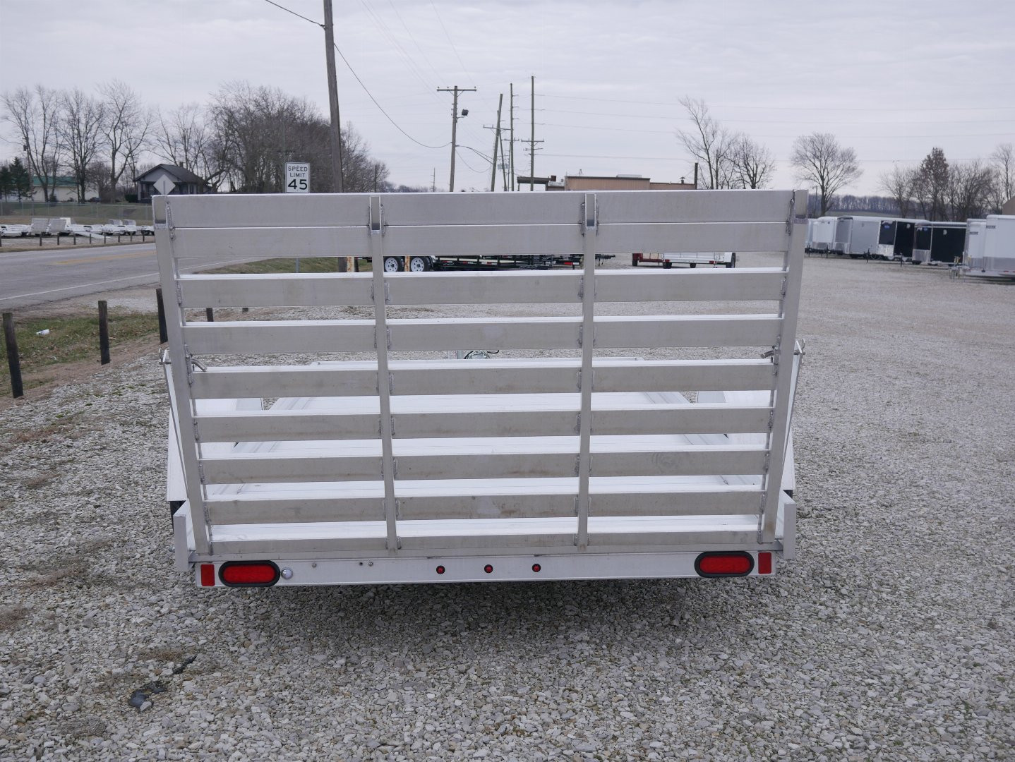New 2025 Aluma 7210H-TG Utility Trailer