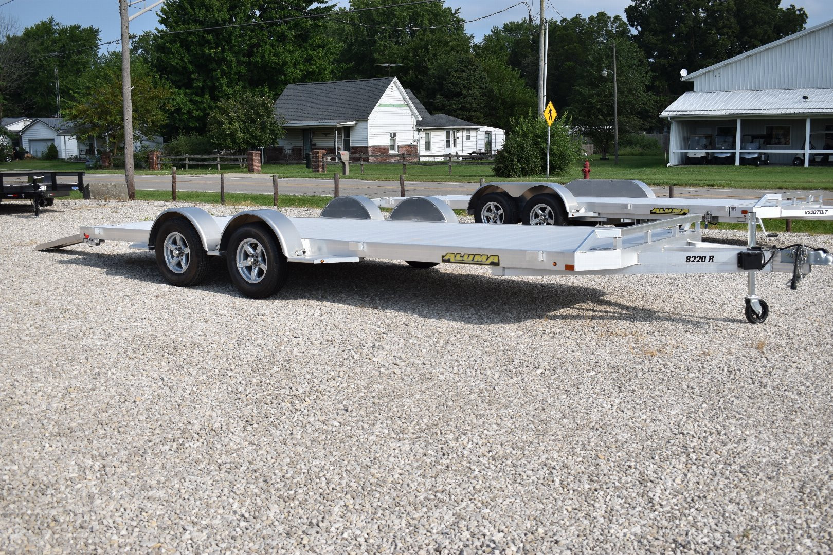 New 2025 Aluma 8220TA Utility Trailer