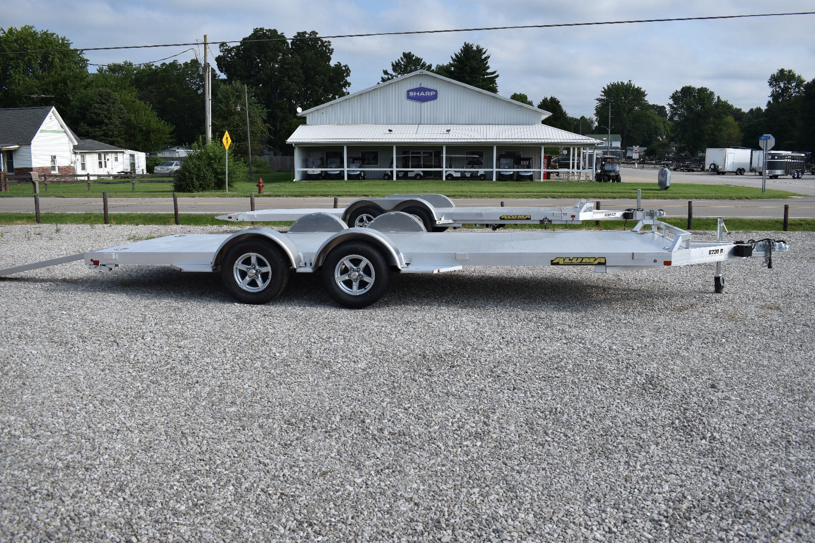 New 2025 Aluma 8220TA Utility Trailer