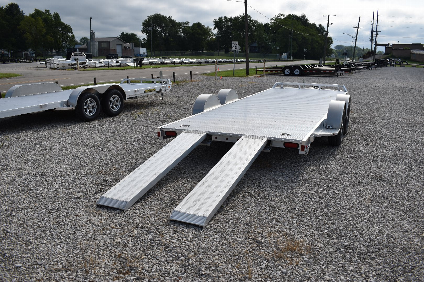 New 2025 Aluma 8220TA Utility Trailer
