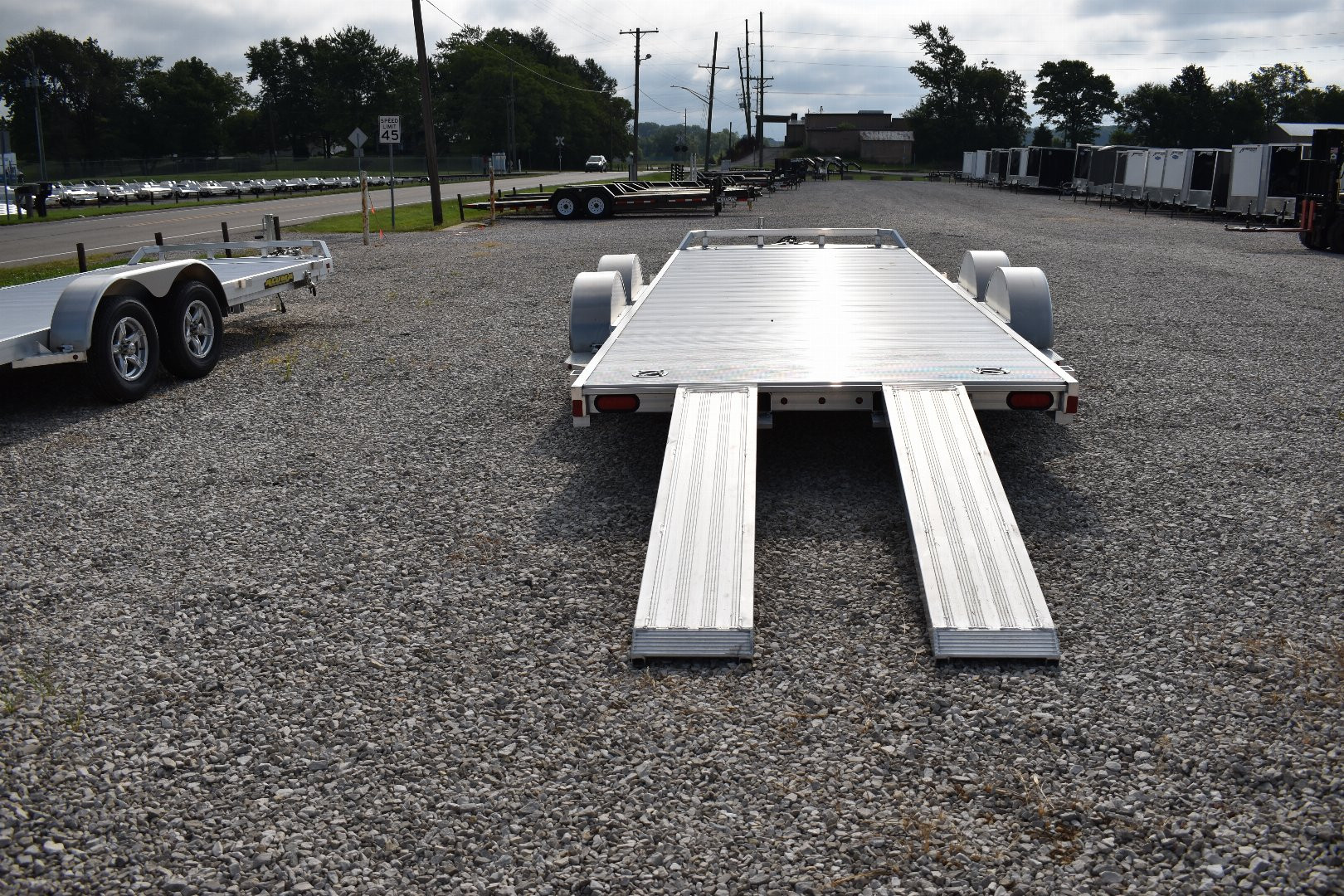 New 2025 Aluma 8220TA Utility Trailer