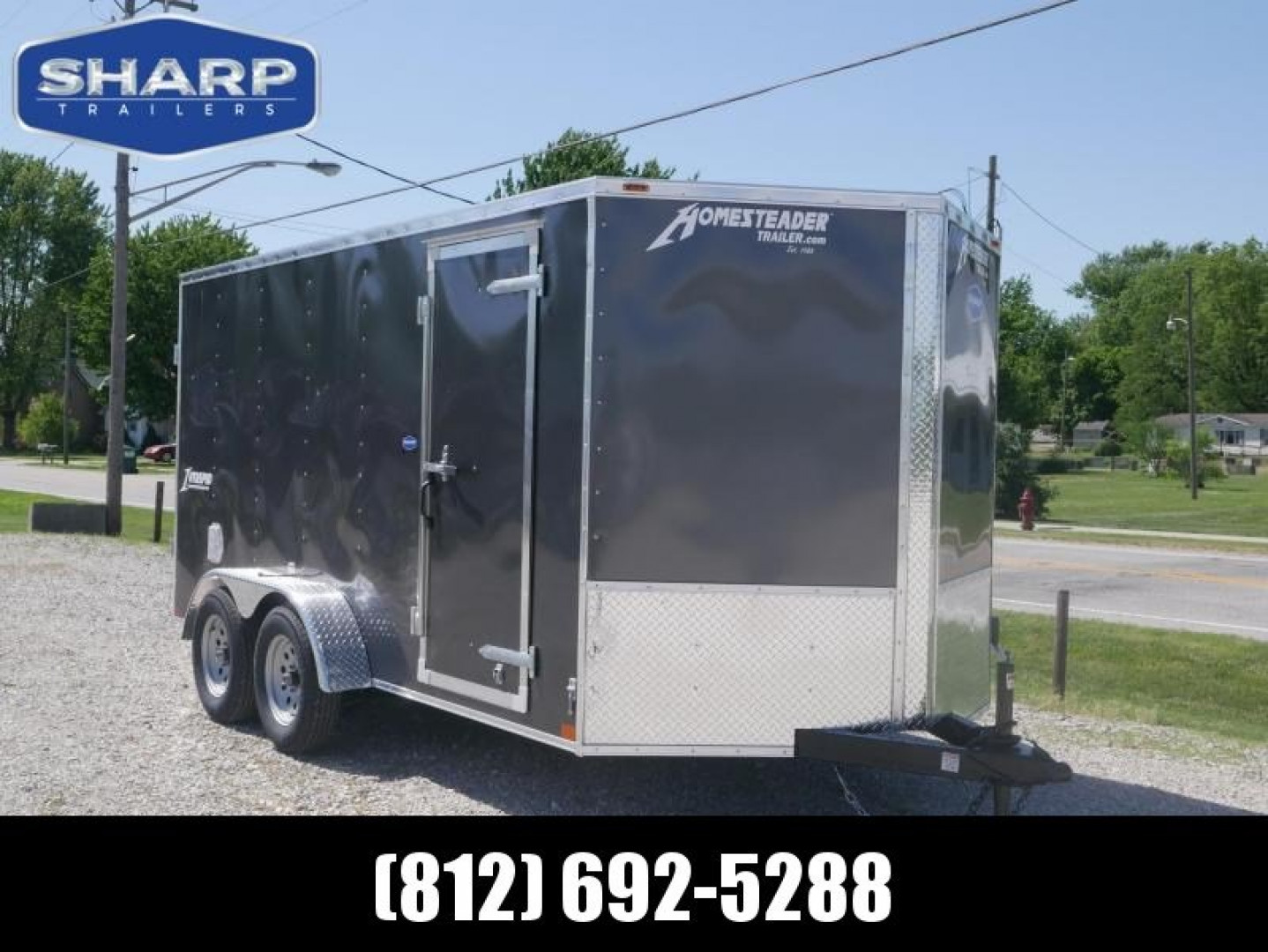 New 2025 HOMESTEADER TRAILER 716 IT 7 TALL RAMP PKG Cargo / Enclosed Trailer