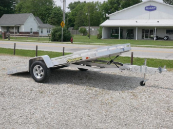 New 2024 Aluma 7712H-TILT Utility Trailer