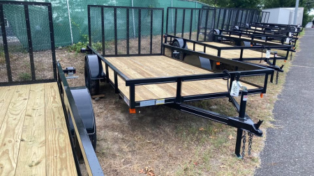 New 2025 P & T Trailers 6.5x12 Utility Trailer