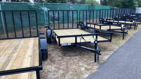 New 2025 P & T Trailers 6.5x12 Utility Trailer