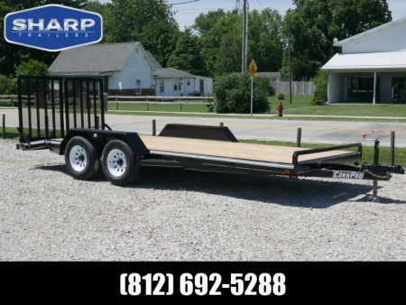New 2026 CornPro UT-20 CS 5K FULL SPLITS Utility Trailer