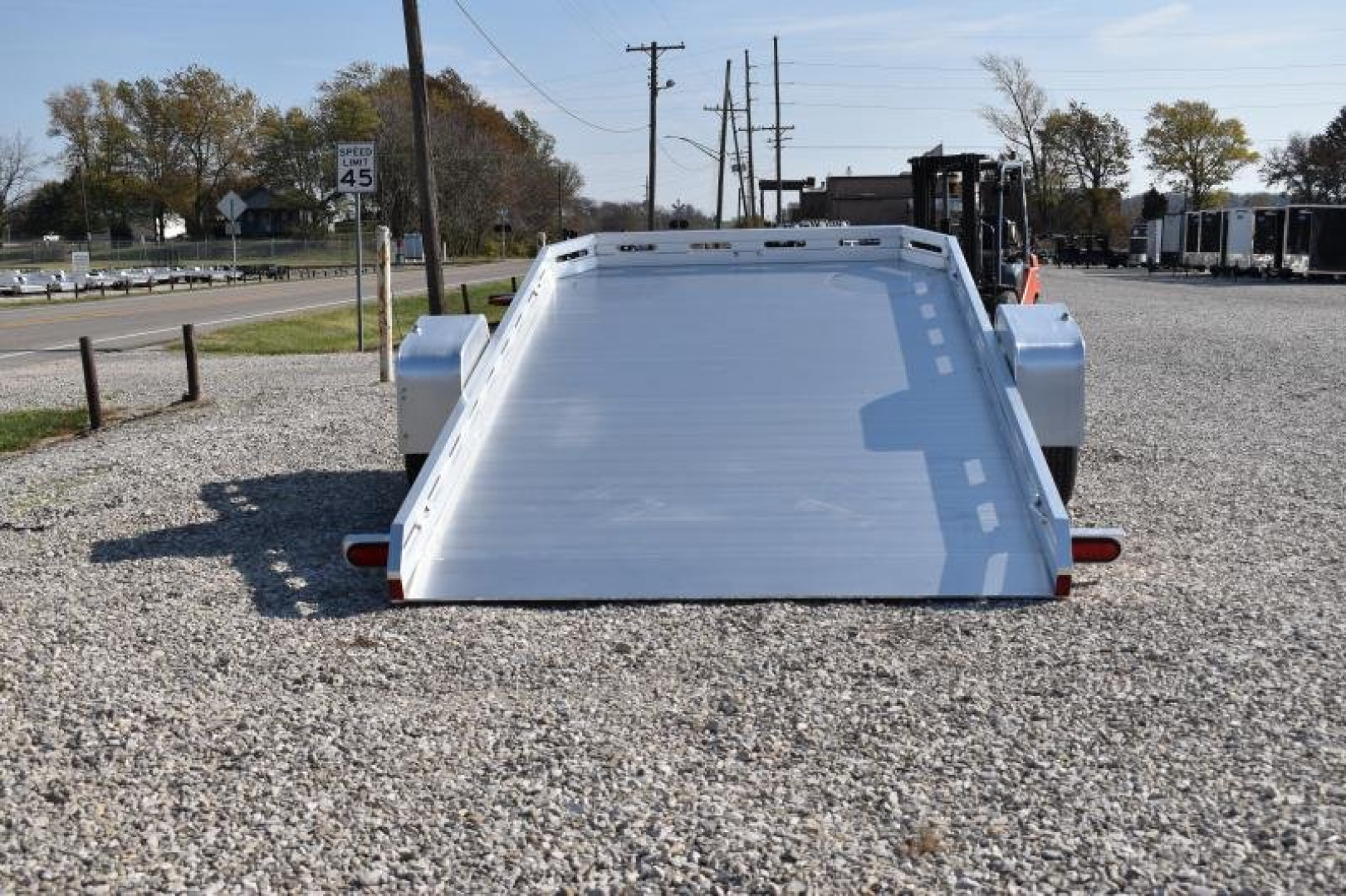 New 2024 Aluma 7712H-TILT Utility Trailer