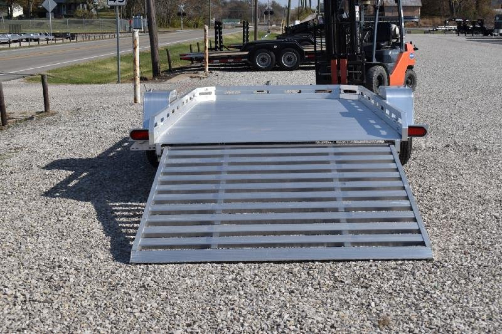 New 2024 Aluma EX7712HSLR Utility Trailer