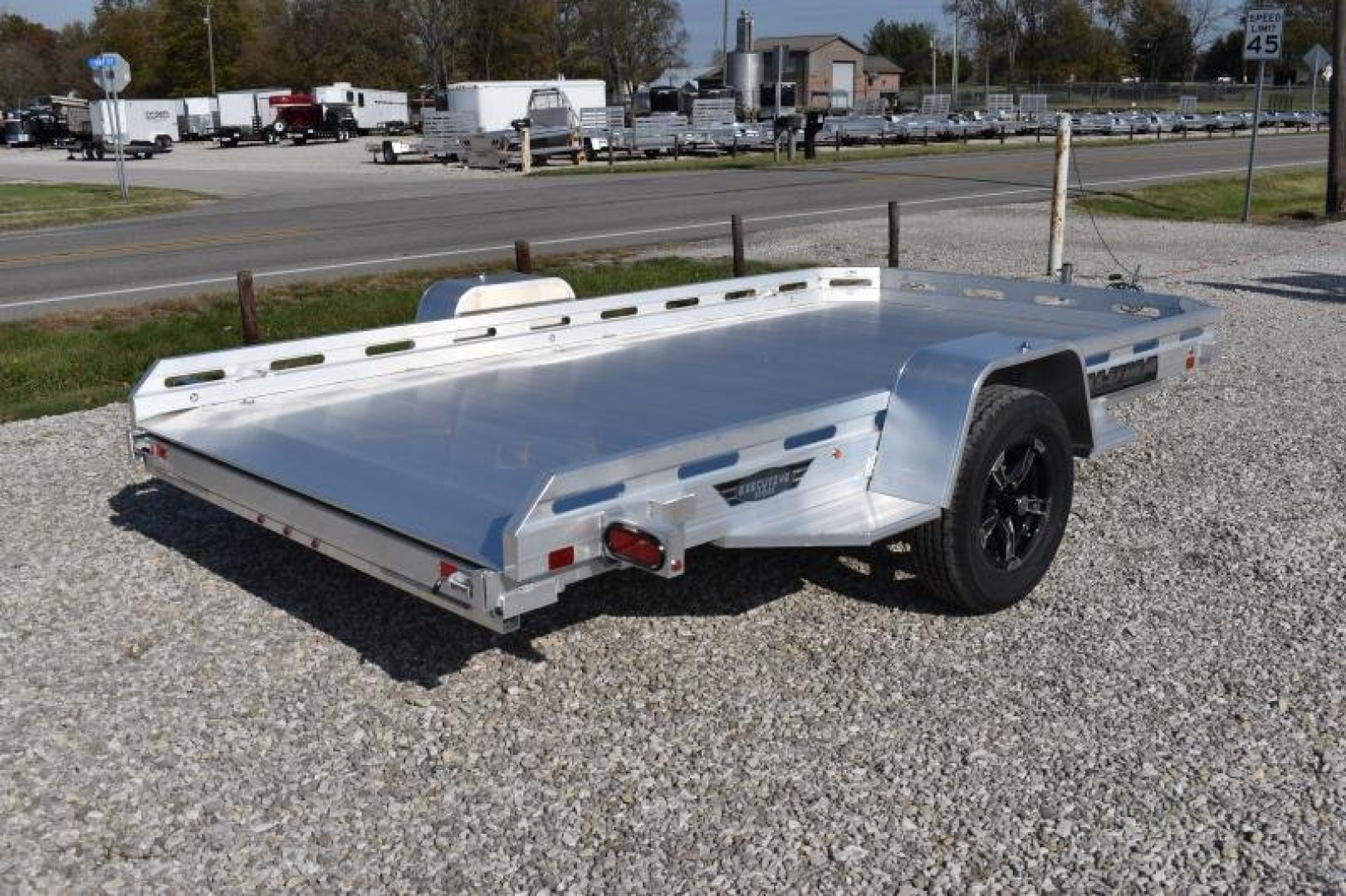 New 2024 Aluma EX7712HSLR Utility Trailer