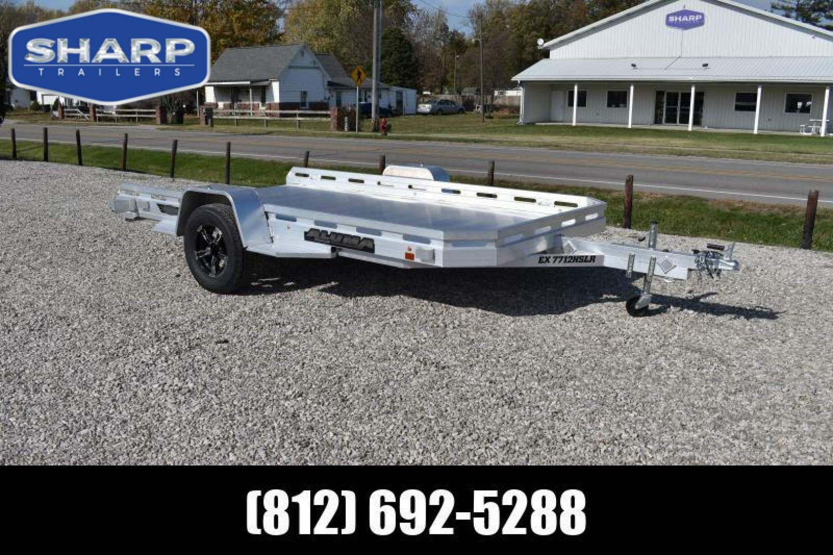 New 2024 Aluma EX7712HSLR Utility Trailer