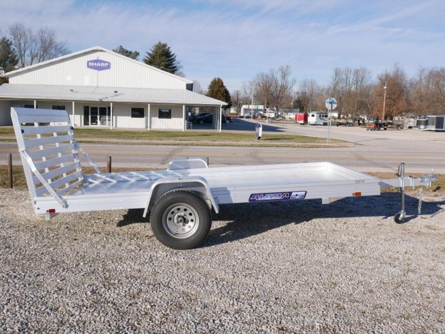 New 2026 Aluma 7812 ESA Utility Trailer